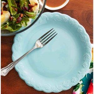 Pioneer Woman Toni Light Blue Salad Plate One New